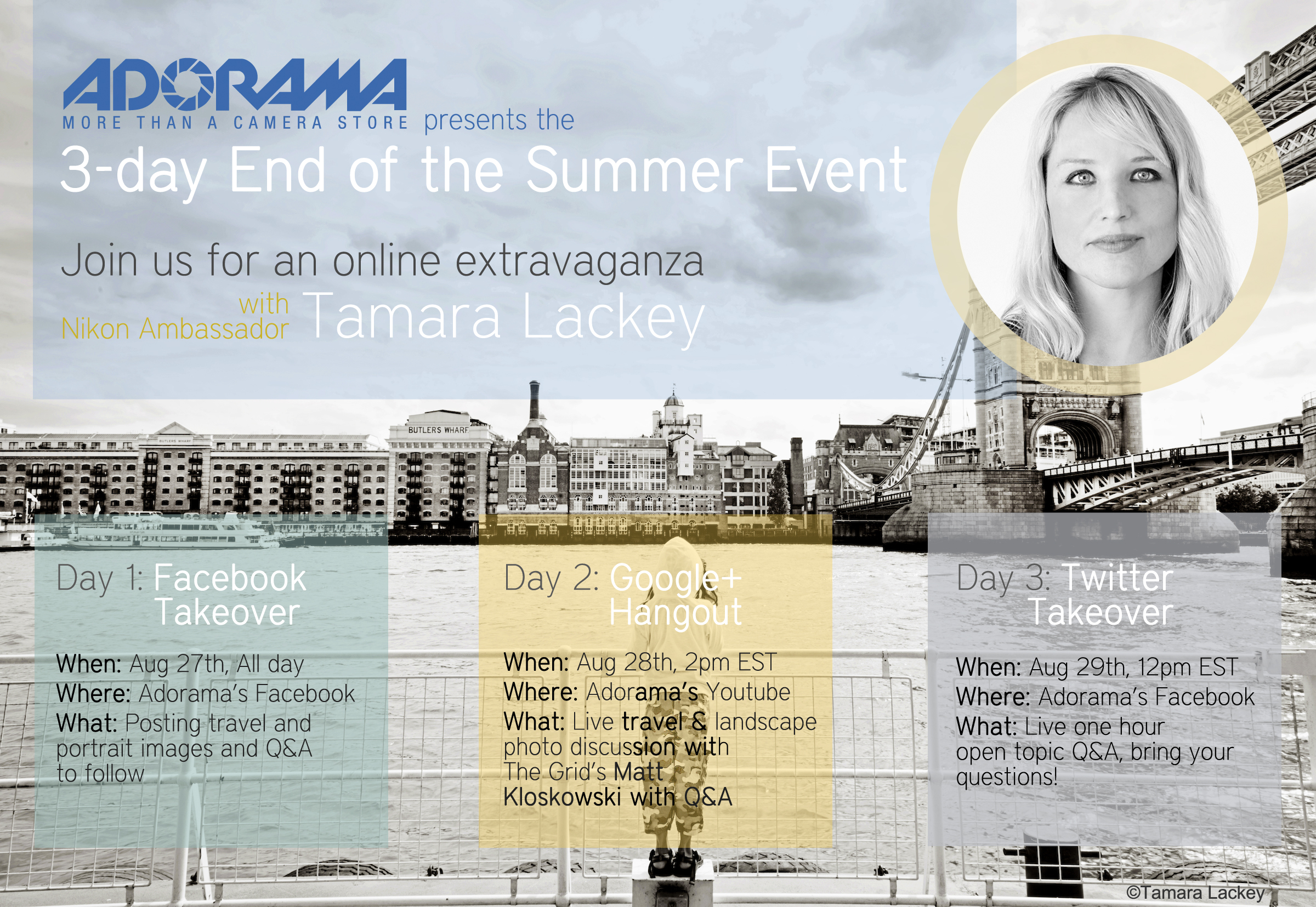 Adorama, Tamara Lackey, Online Education, Free Gift Card