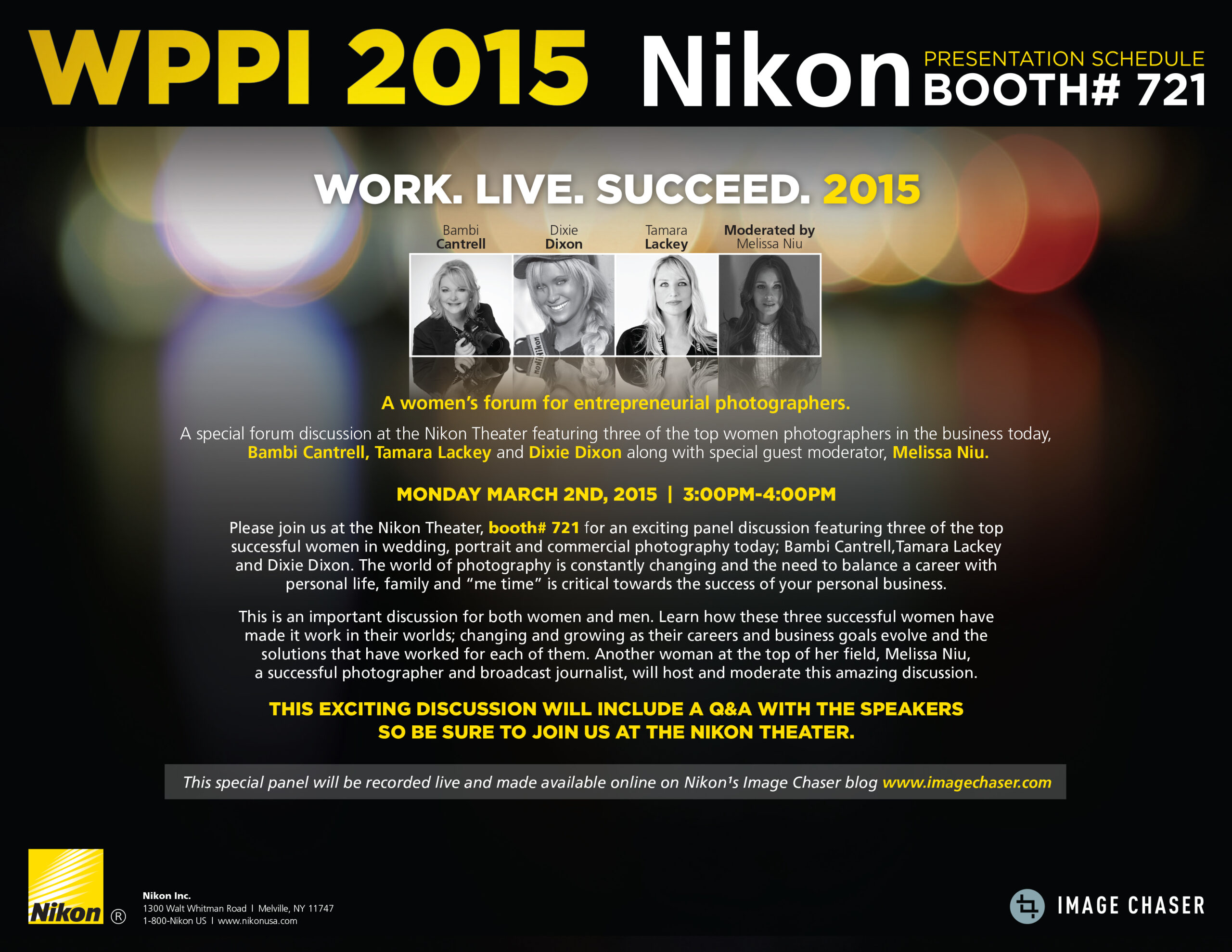 Tamara Lackey, Nikon, work life balance, WPPI 2015 Schedule